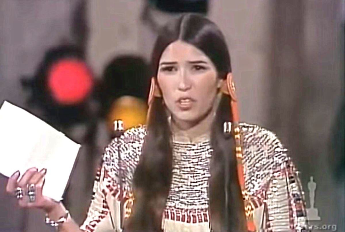 After 45 years, Sacheen Littlefeather reads the Oscar's speech she wasn